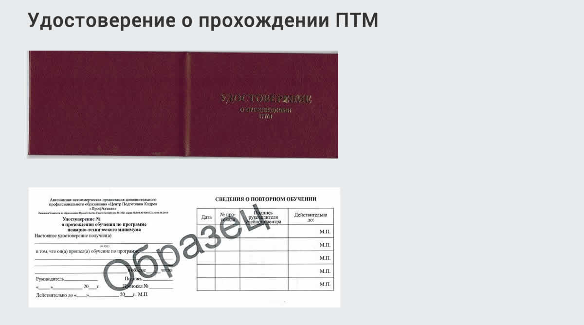  Курсы повышения квалификации по пожарно-техничекому минимуму в Краснознаменске: дистанционное обучение