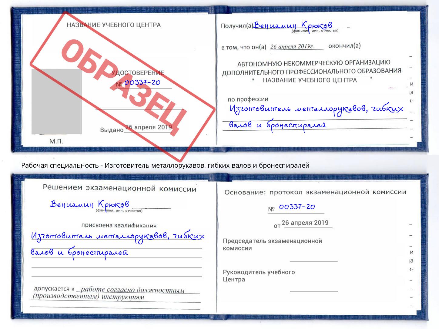 Изготовитель металлорукавов, гибких валов и бронеспиралей Краснознаменск